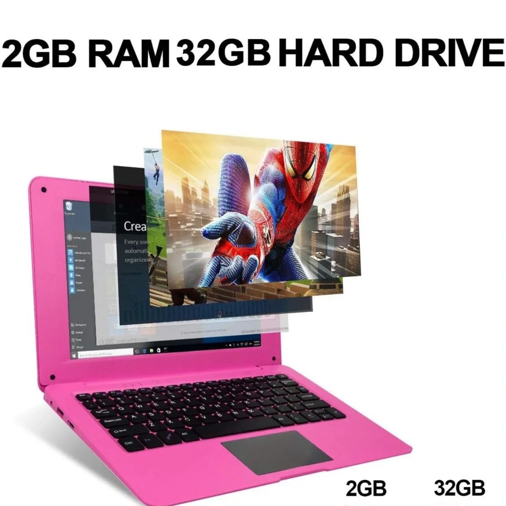 Tocosy Laptop 10.1Inch Quad Core Windows 10 HD Graphics Ultra Thin Computer PC
